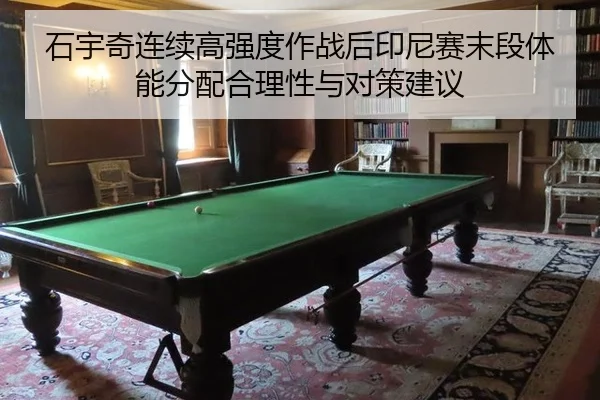 石宇奇连续高强度作战后印尼赛末段体能分配合理性与对策建议